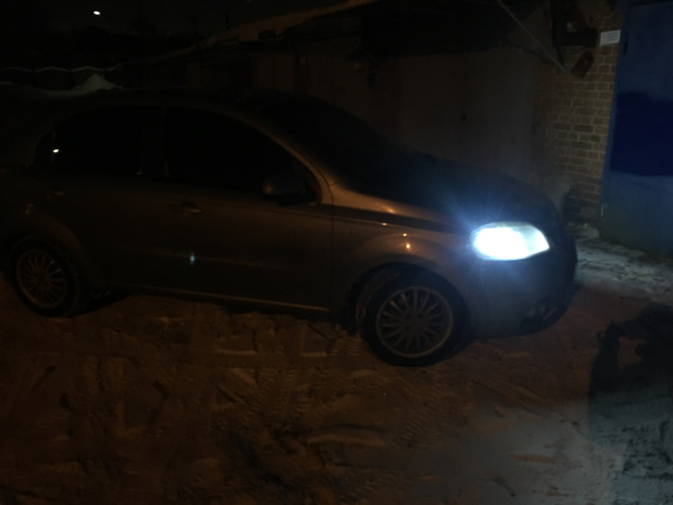 ДХО в поворот Авео т250 2