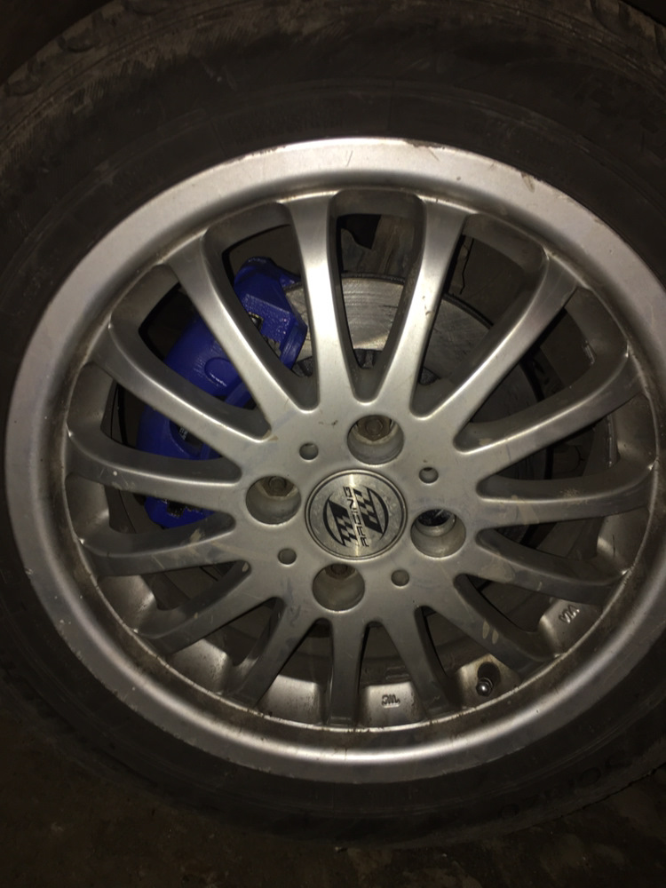 Супорти від Lacetti встановлені 3