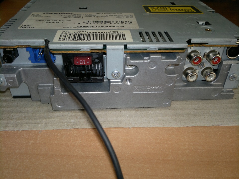 Чистка CD/MP3-ресивера PIONEER DEH-P5600MP. 2