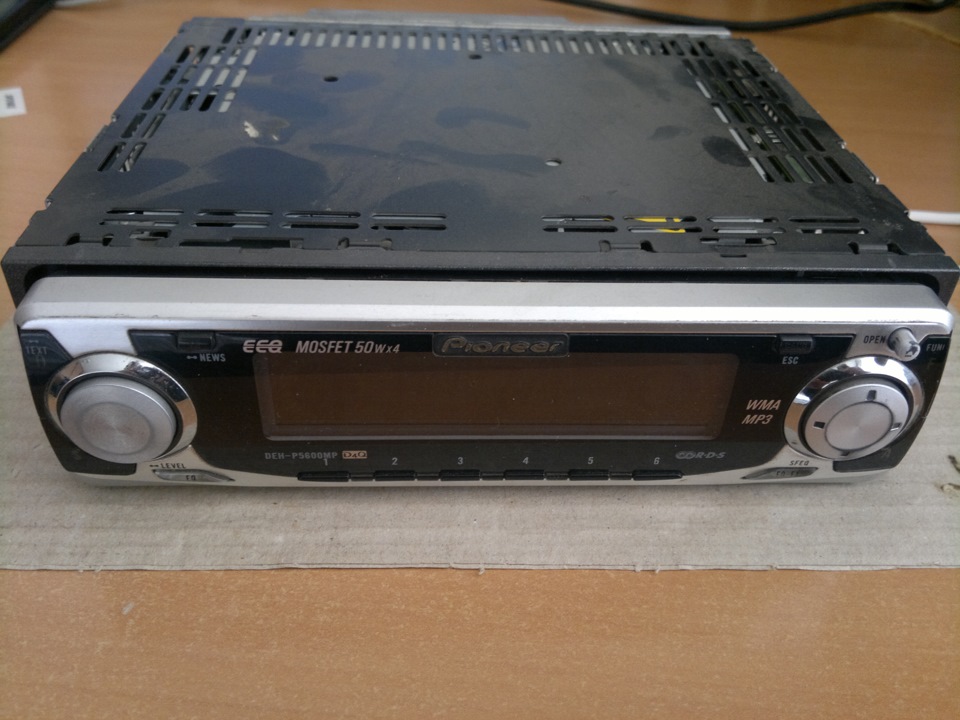 Чистка CD/MP3-ресивера PIONEER DEH-P5600MP. 1