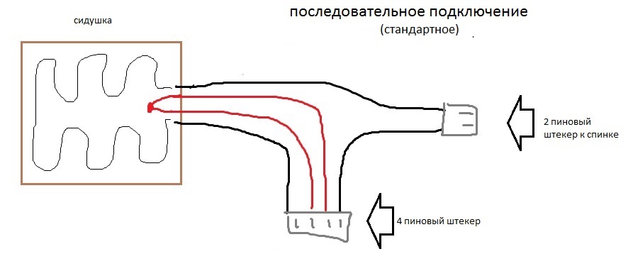 ремонт підігріву водійського сидіння 2