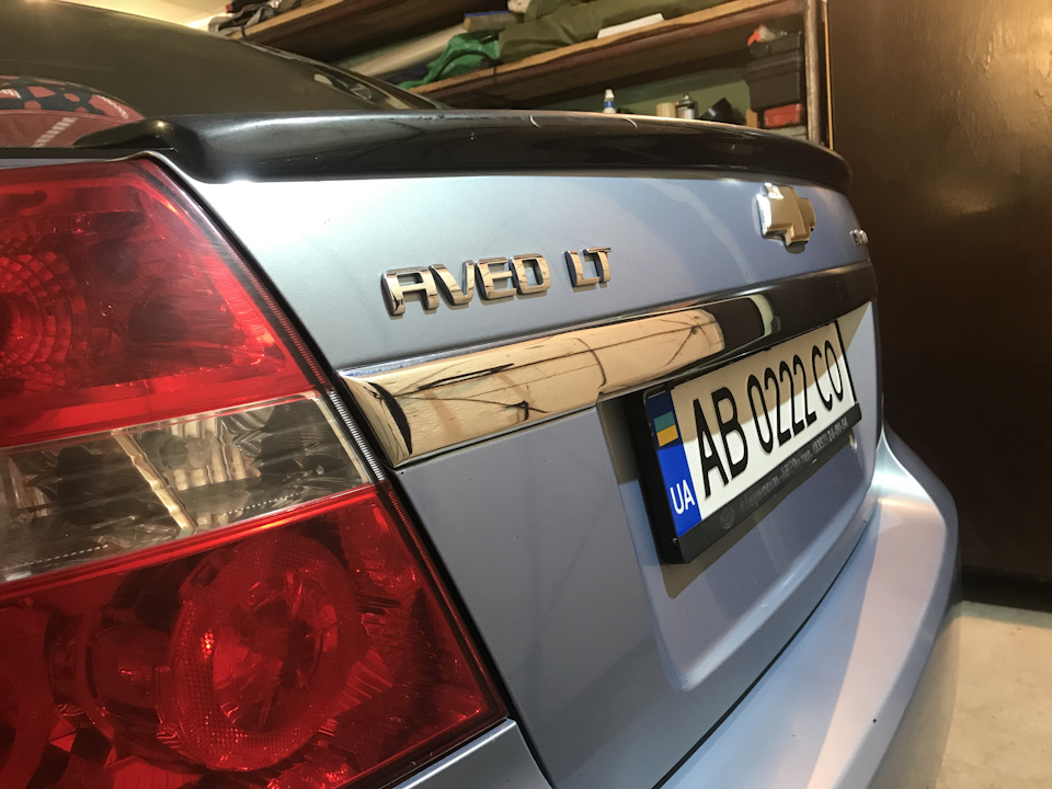 Ліп спойлер aveo 1