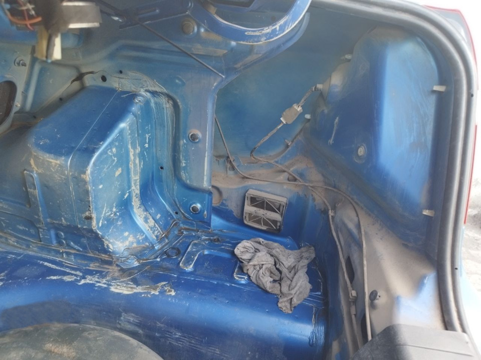 Шумоізоляція багажника Авео Т250 2