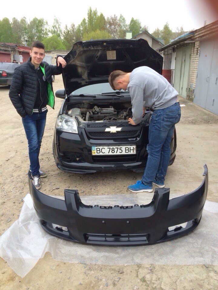 Новий бампер та туманки 1