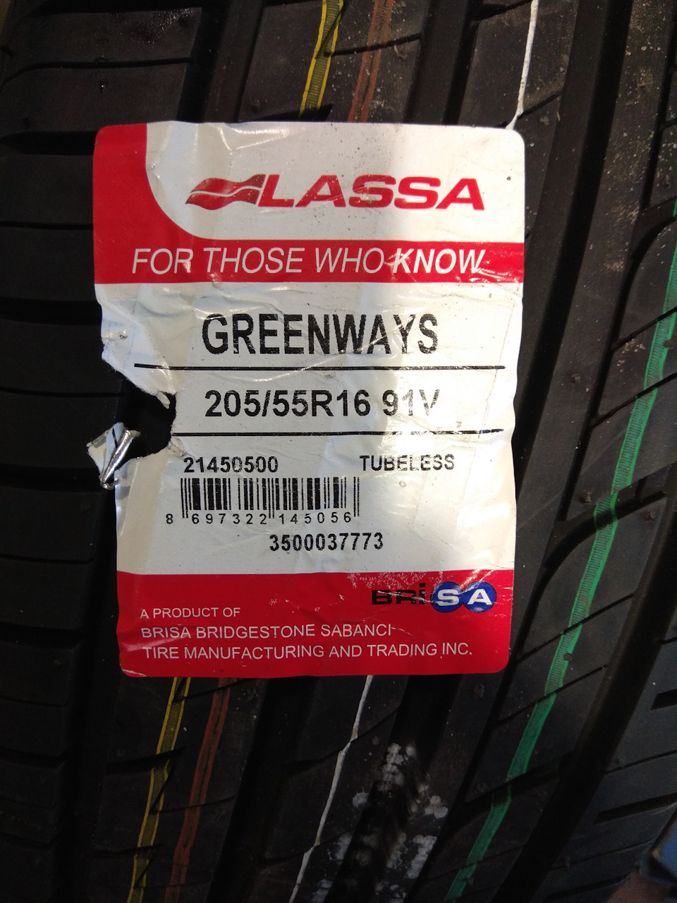 Lassa Greenways 205/55R16 2