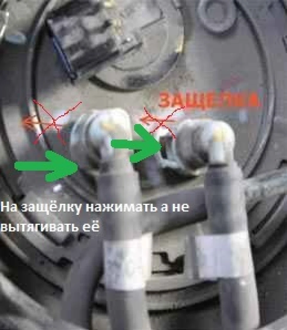 Замінити сітки бензонасоса