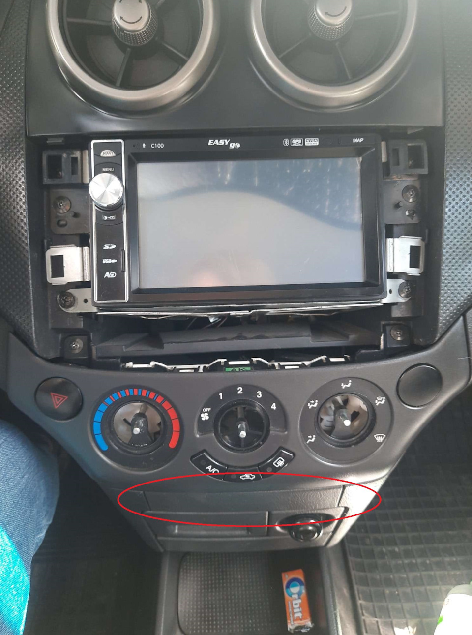 Заміна лампи в блоці обігрівача Авео Т250 4
