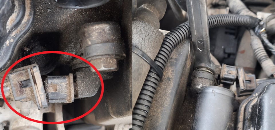 Заміна кільця ущільнювача датчика распредвала Авео т250 Хуліганка 3