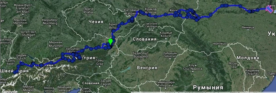 Європа! або 4800 км. за 1 тиждень на Черниші.
