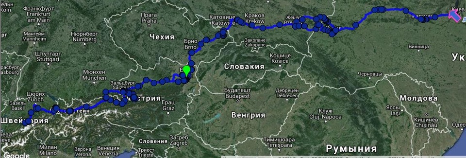 Європа! або 4800 км. за 1 тиждень на Черниші. 1