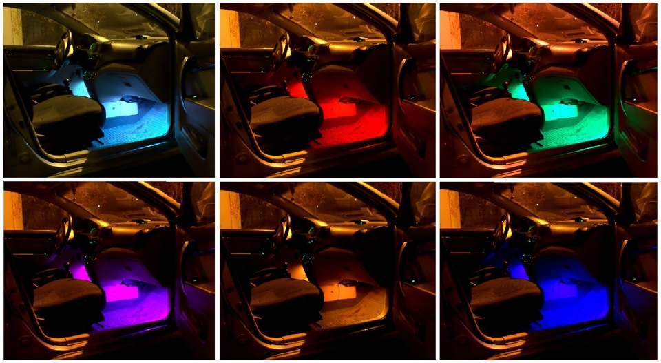RGB підсвічування ніг 2