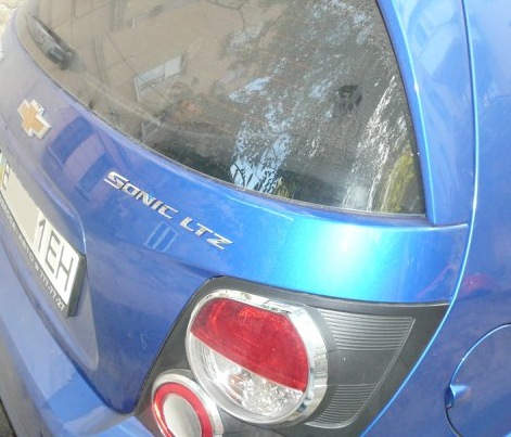 Шильдік Sonic LTZ на Aveo New 2012 4