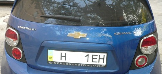 Шильдік Sonic LTZ на Aveo New 2012 5