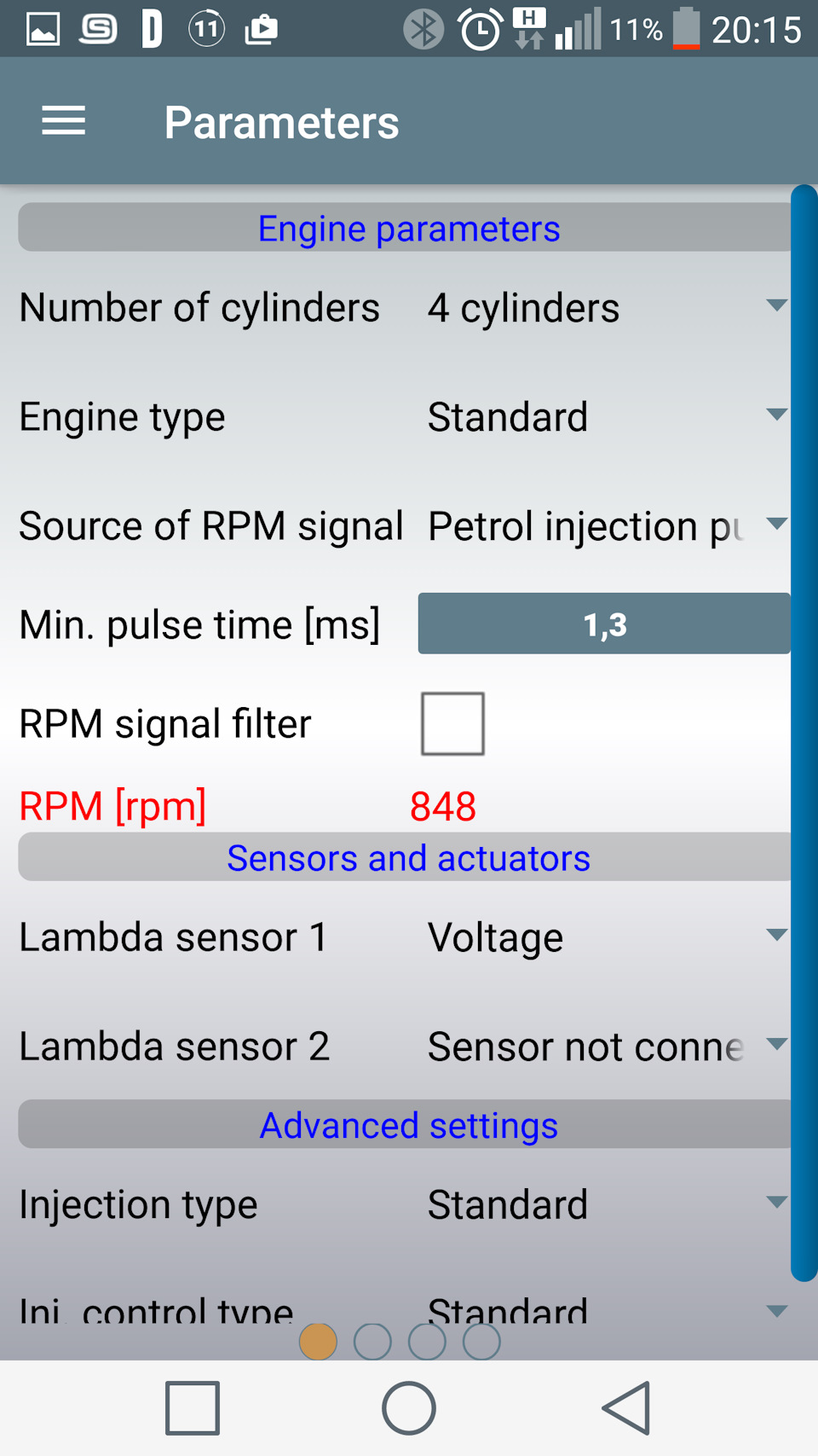Bluetooth адаптер для налаштування ГБО 4