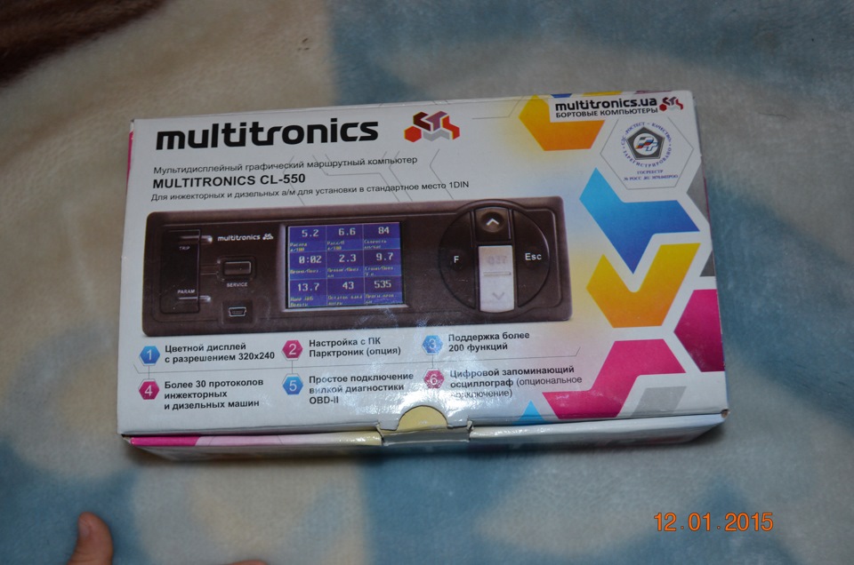 Бортовий комп'ютер Multitronics (купив і встановив) 2