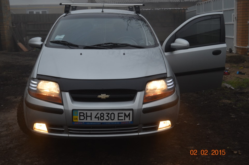 ПТФ установка на Авео Т200)))) 1