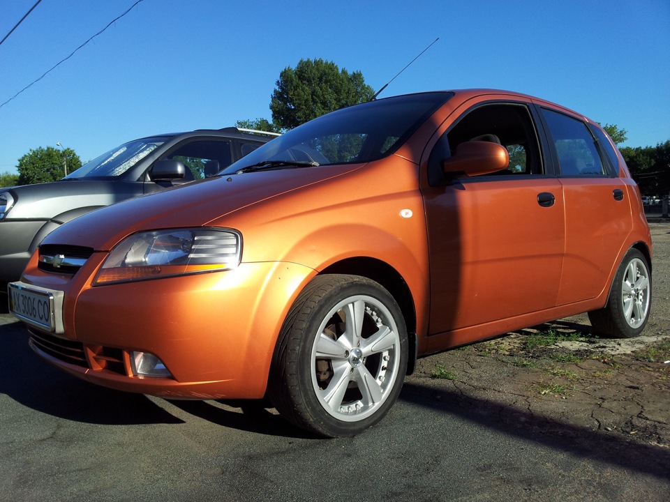 Ми впали, зробили підвіску та пофарбували диски))) 2
