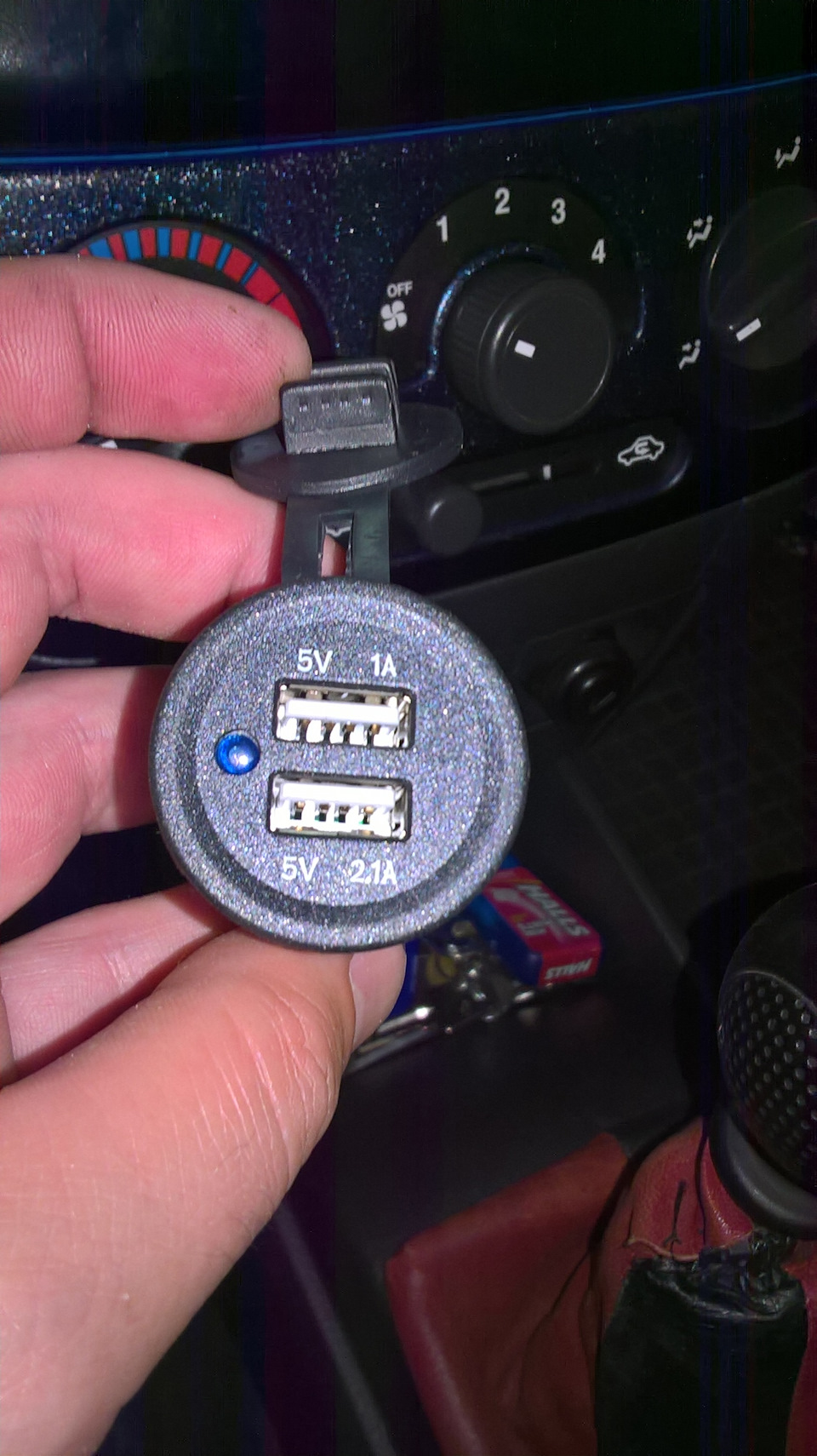 Usb в салоні Авео Т250 2