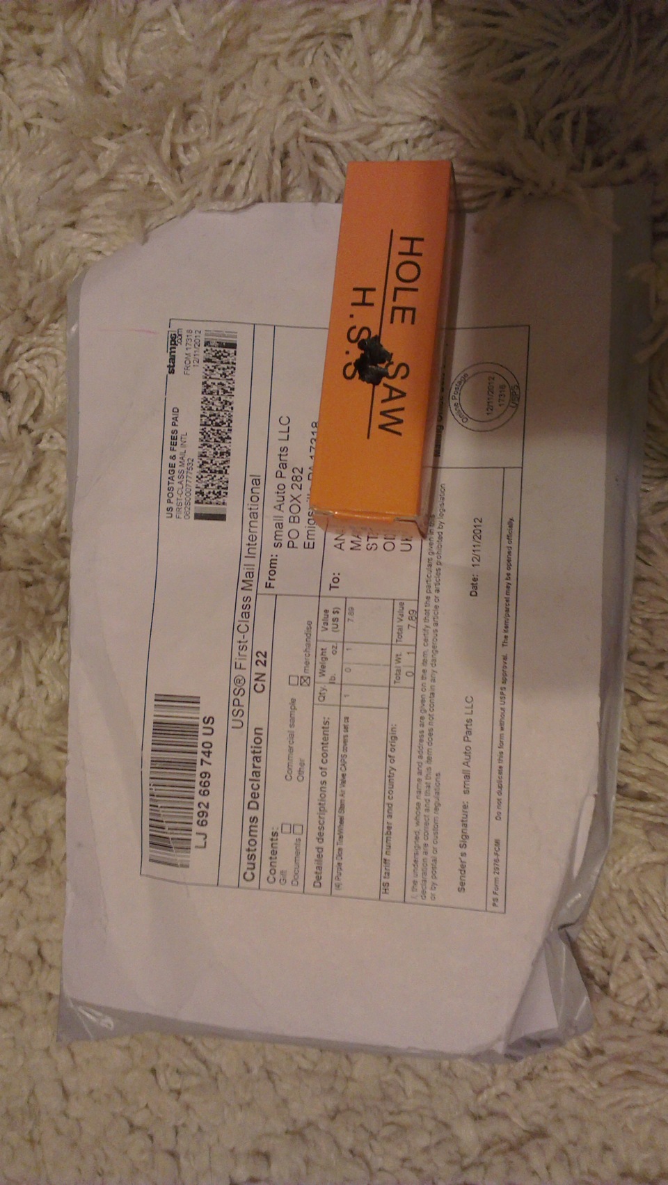 прийшла посилка з Ebay 1