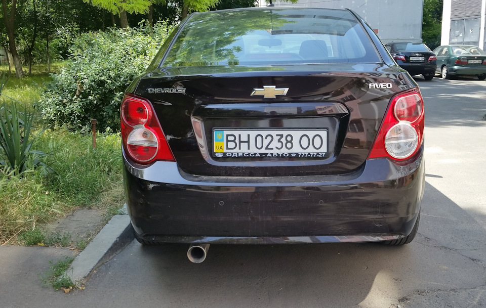 Тонування задніх стопів. 1