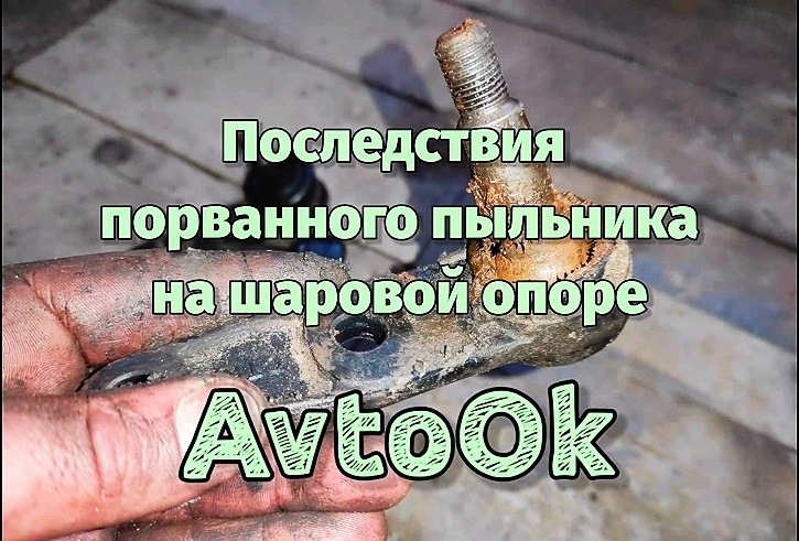 Наслідки порваного пильовика на кульовій опорі 1