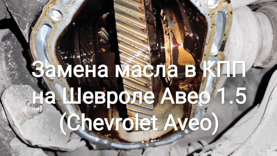 Заміна мастила в КПП на Шевролі Авео 1.5 (Chevrolet Aveo) 1