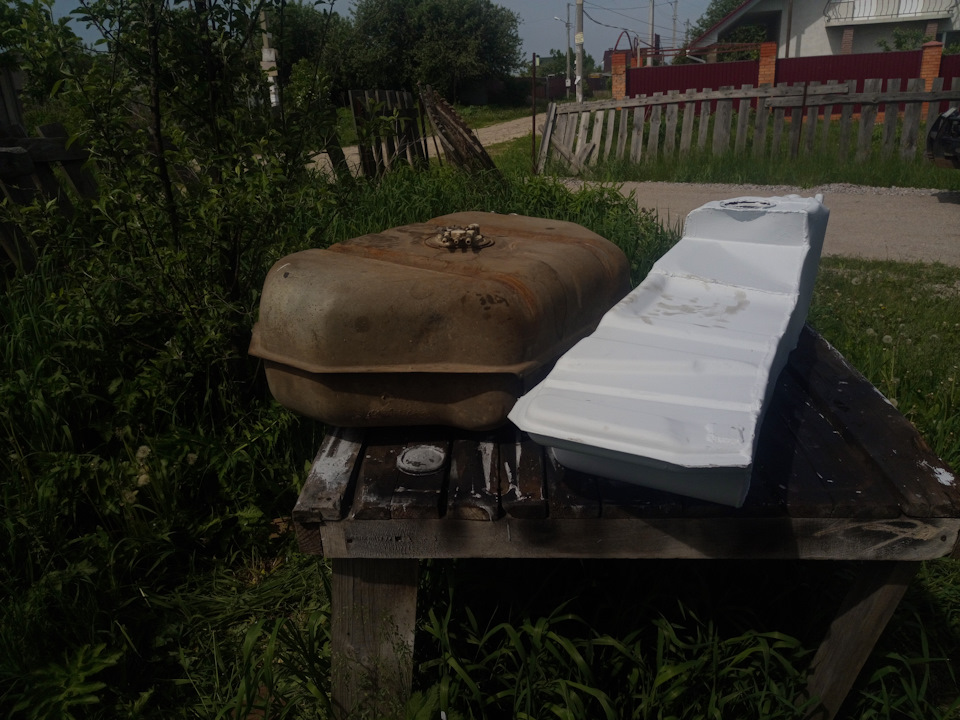 Встановлення додаткового бака та заміна штатного на балон ГБО 5