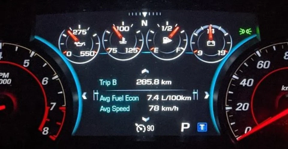Витрата LGX 3,6 V6 трасою