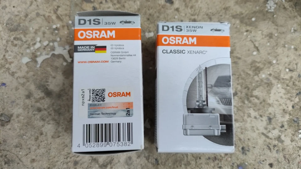Повне відновлення світла. Hella 3R, Osram Classic Xenarc