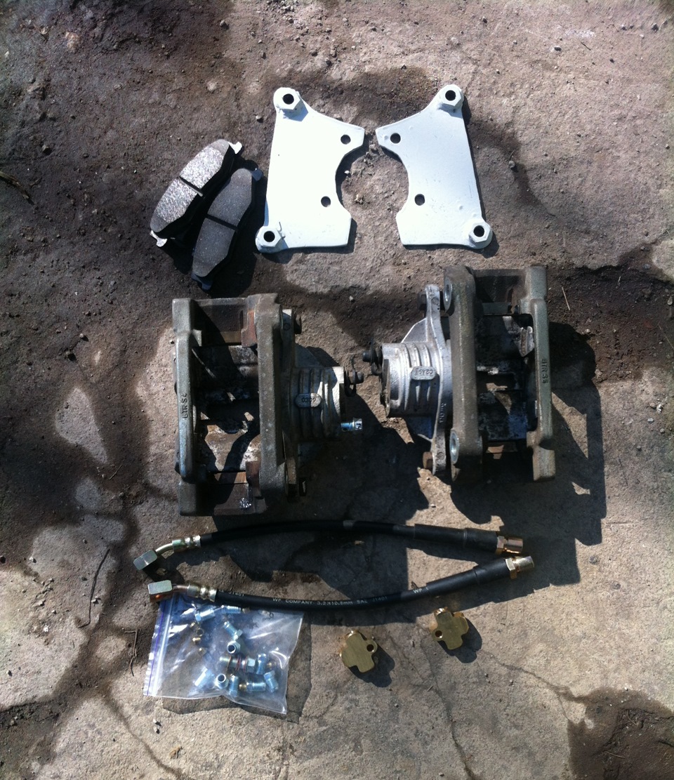 rear dual caliper set 1
