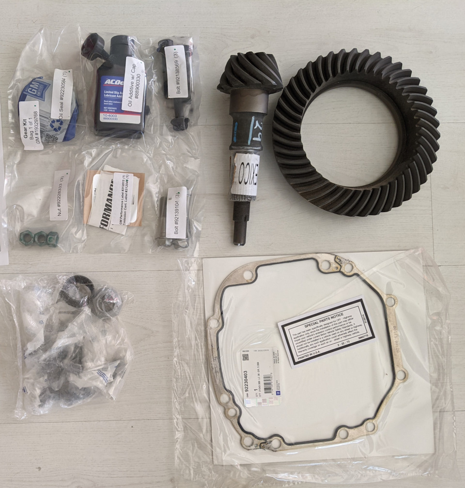 Приїхав 3.91 GEAR KIT, диференціал поїхав на перебирання 2