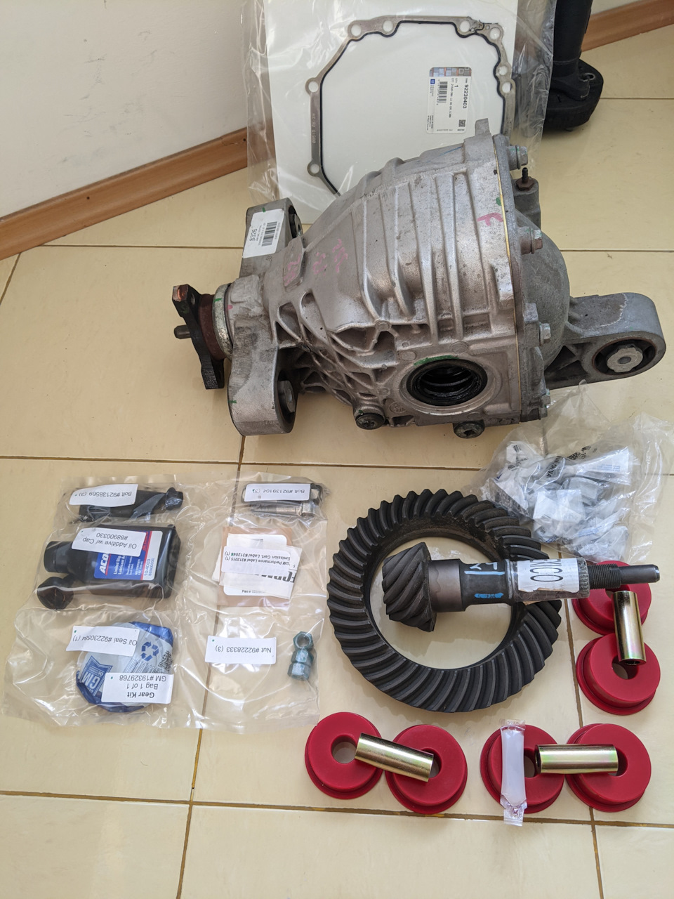 Приїхав 3.91 GEAR KIT, диференціал поїхав на перебирання 4
