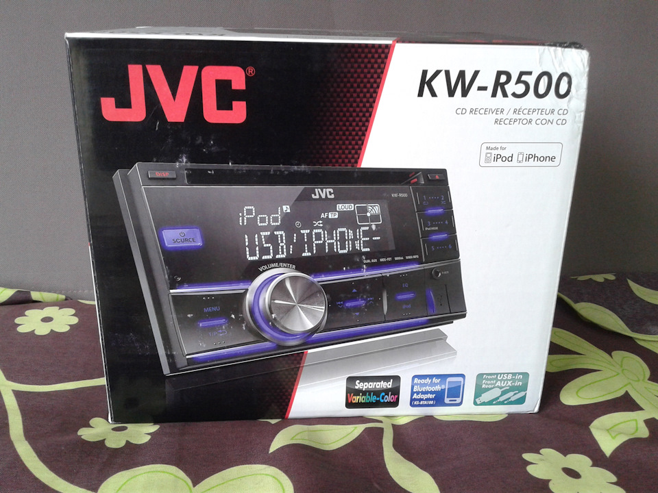 Хай буде звук! (Магнітола jvc kw-r500 в каптиву) 1