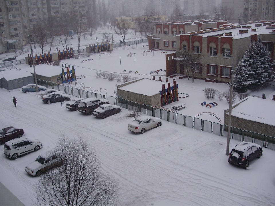 Ось і в нас настала Зимушка. 2
