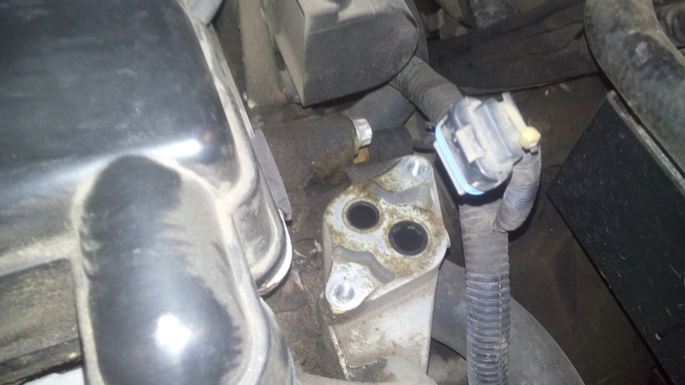 Заглушив клапан EGR і очистив дросельну заслінку. 2