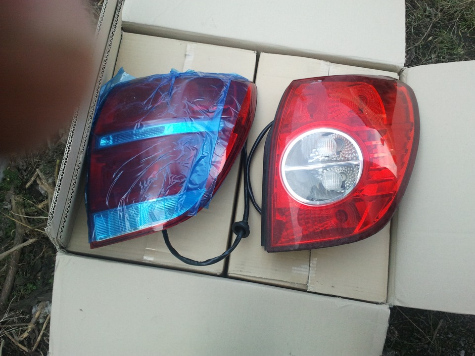 Установка LED фонарей 1