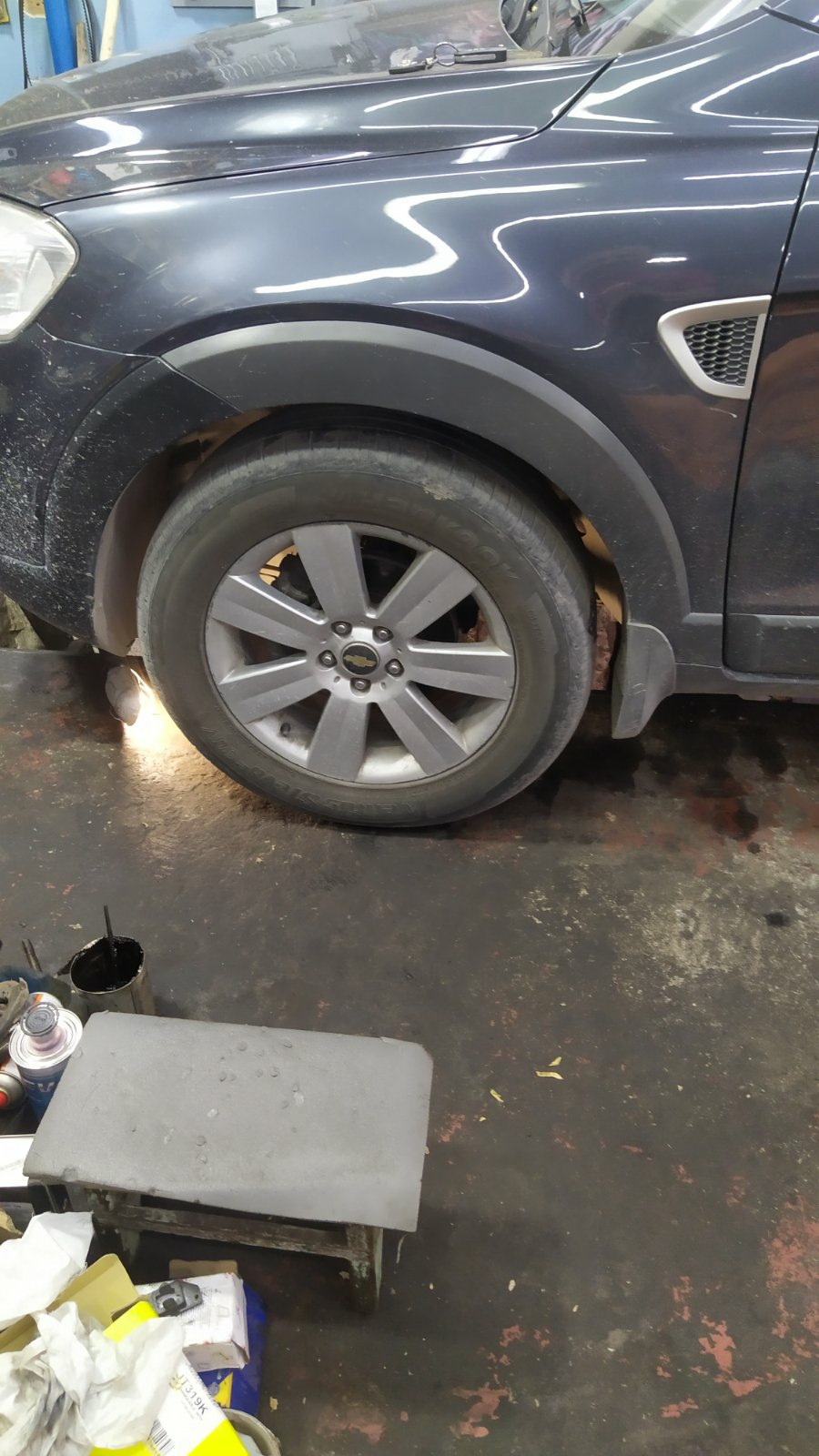 Заміна переднього лівого ШРУСу та мастила в роздатку та редукторі. 2