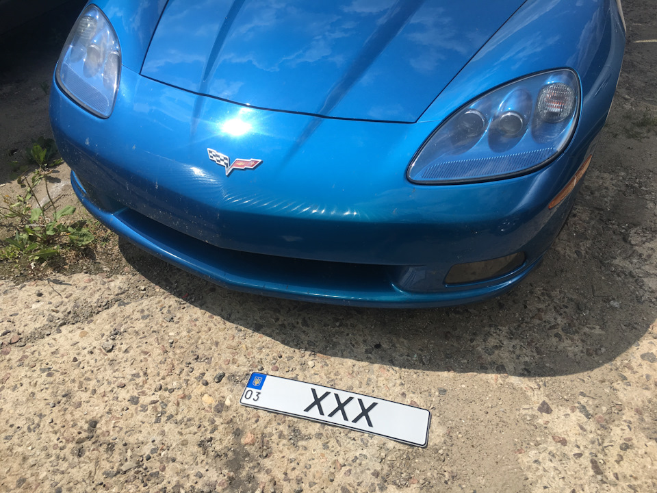 Нові номерні знаки Chevrolet Corvette. Ну як вам?)✘✘✘ 1