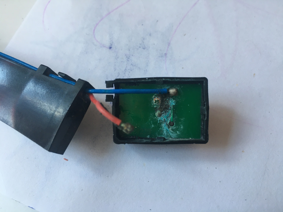 Ремонт кнопки на keyless ручці 4