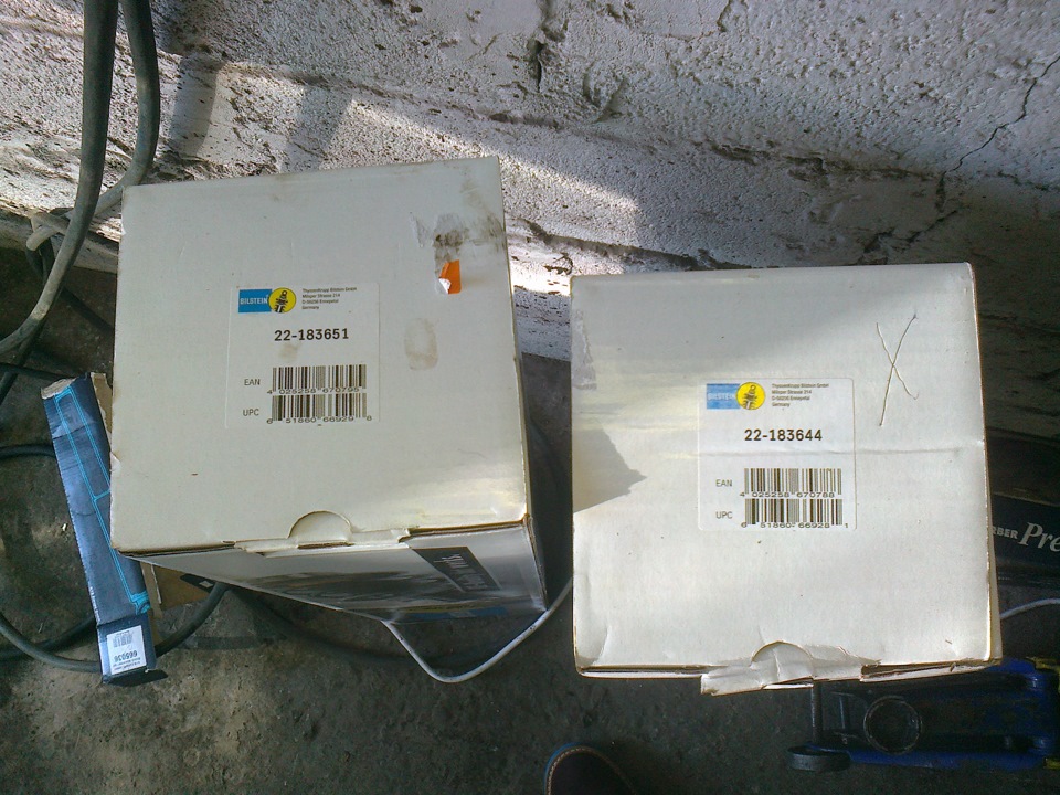Bilstein b4 и колодки TRW 2