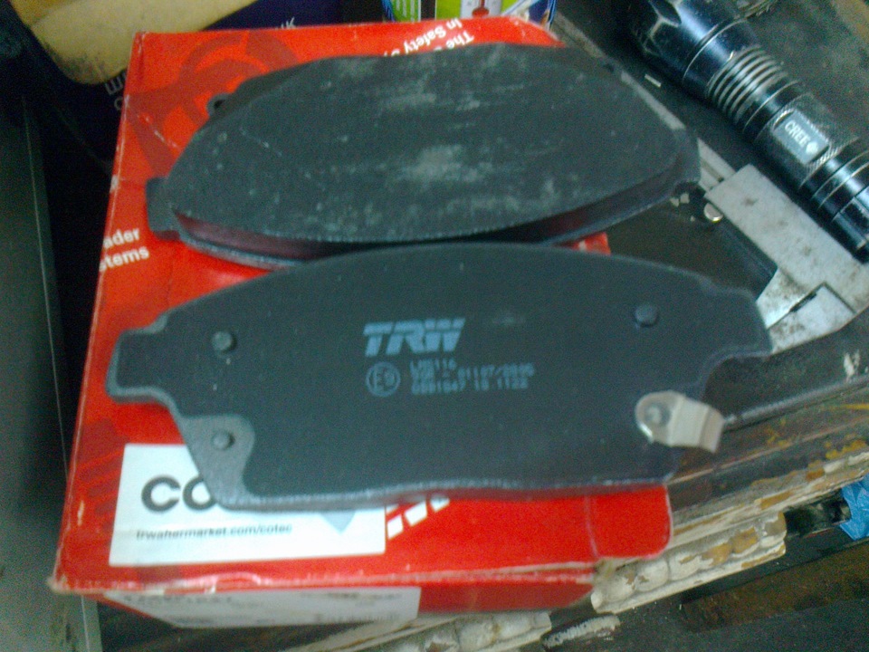 Bilstein b4 и колодки TRW 4