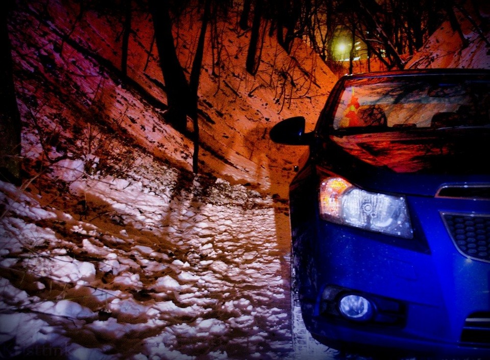 Київ. Зима. Ніч. Авто. Краса 2