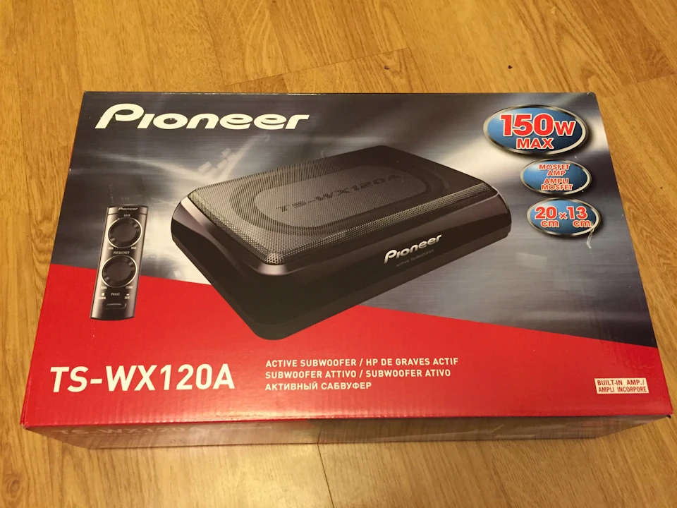 Звук на Круз (частина 1): встановлення сабвуфера Pioneer TS-WX120A