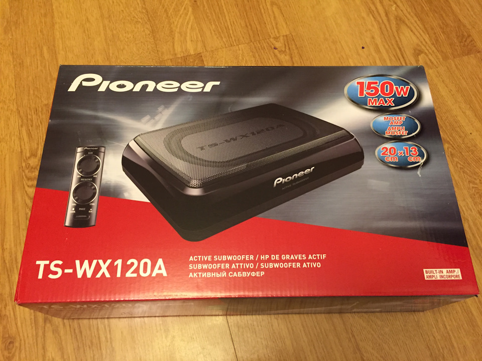 Звук на Круз (частина 1): встановлення сабвуфера Pioneer TS-WX120A 1
