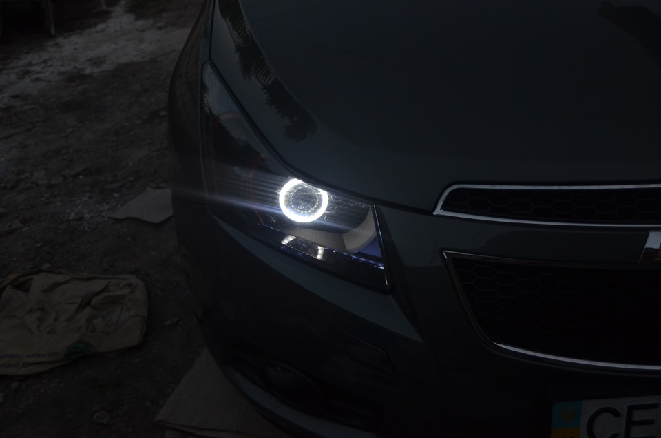 Небагато переробив фари 4