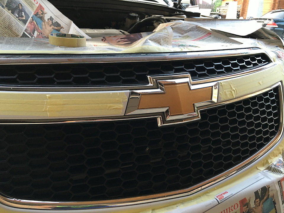 Грати радіатора в чорний Plasti Dip! 2