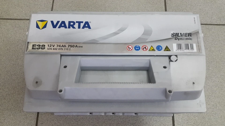 VARTA E38 12V 74Ah 750A Silver Dynamic