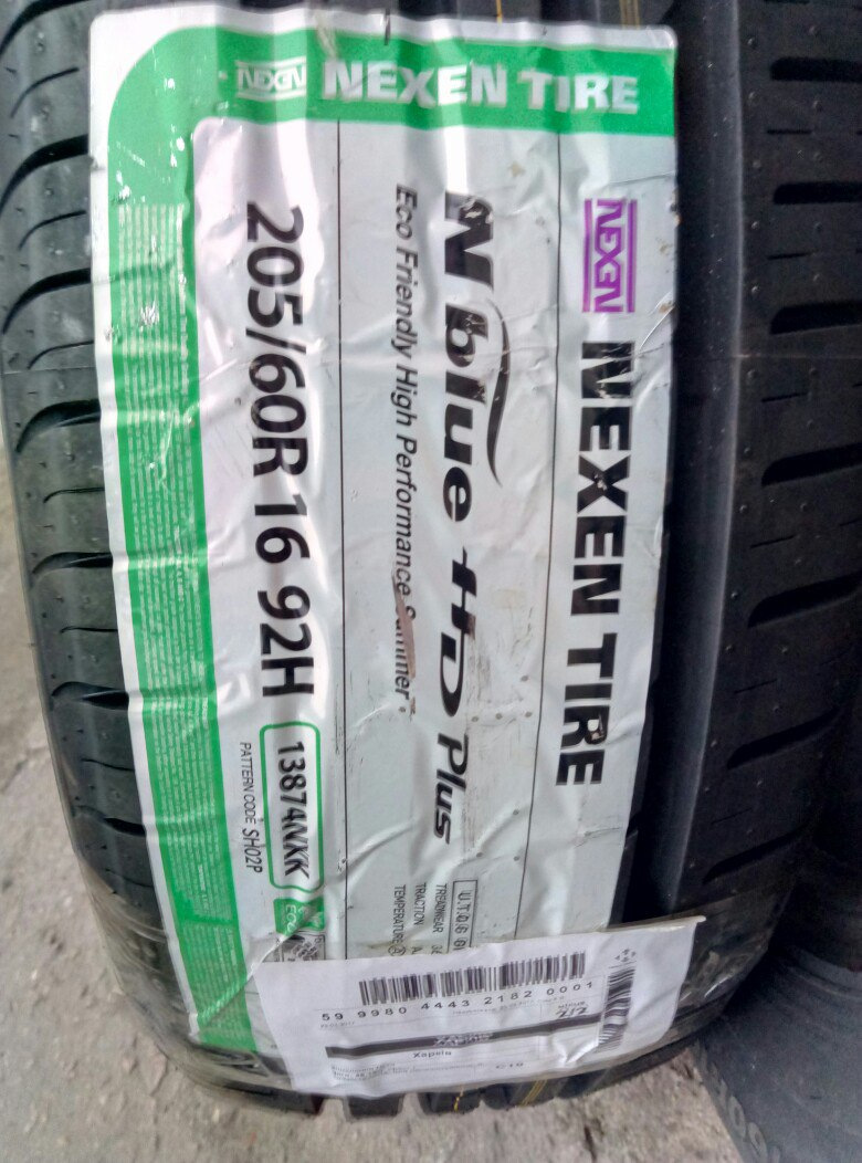 Перевзуття Nexen NBLUE HD Plus 205/60/16 2