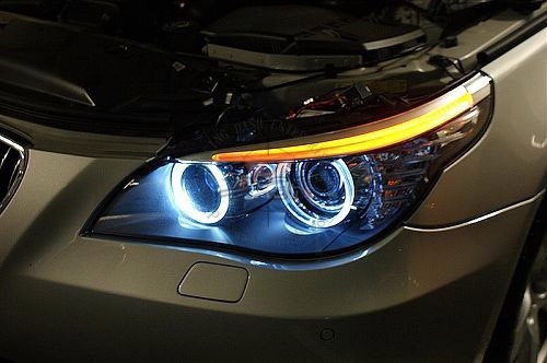 Led бровки в стиле е60 1