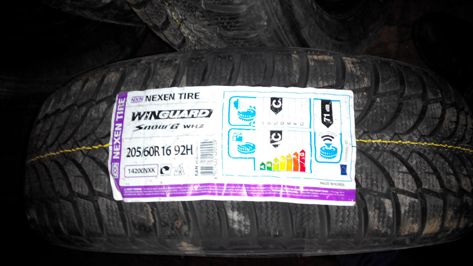 Нова зимова гума Nexen Winguard Snow G WH2 205/60 R16 92H 2